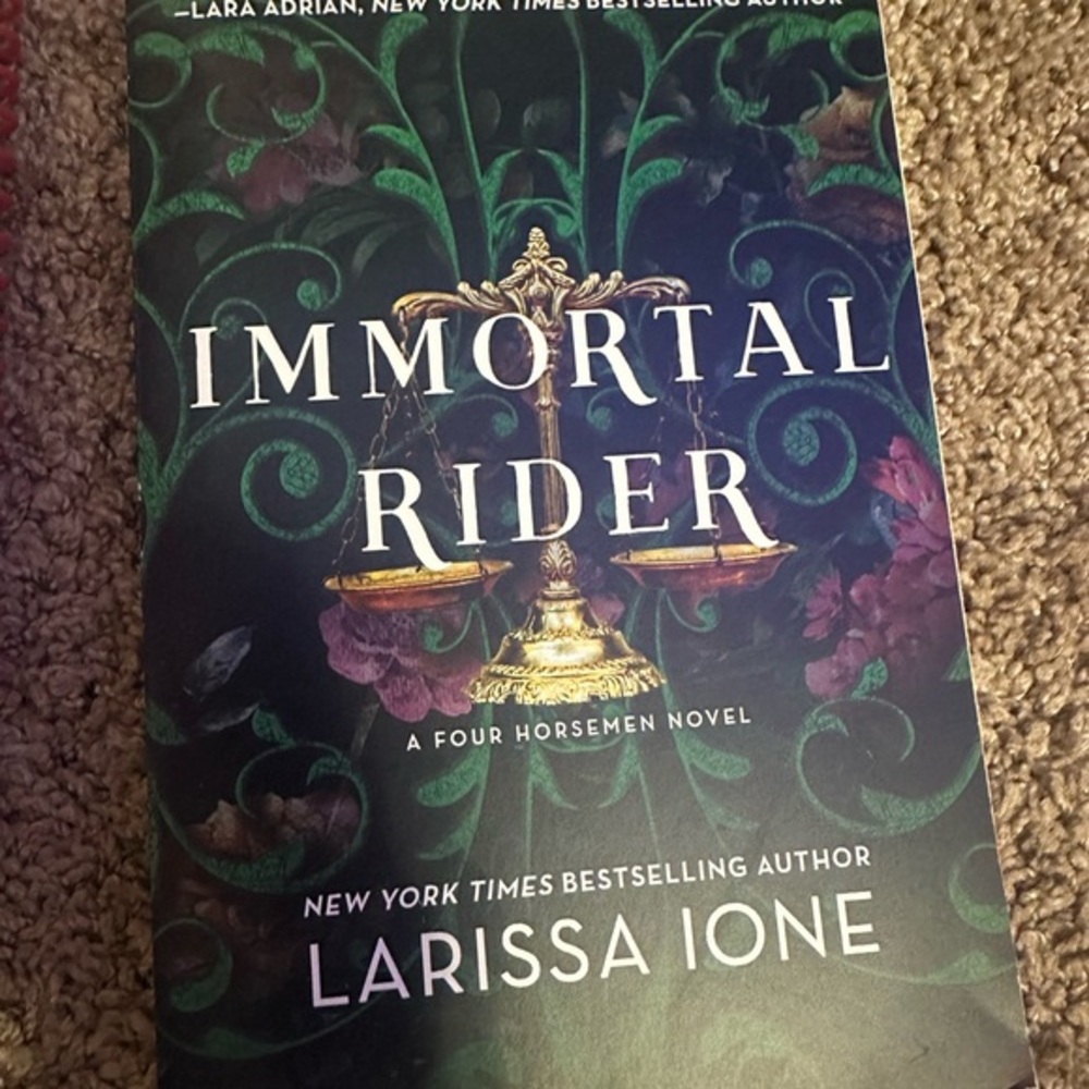 Immortal Rider by - Black and Gold Cover